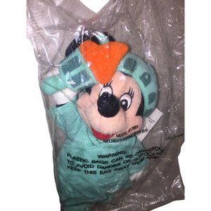 DISNEY STORE Liberty Minnie Mouse Bean Bag Plush Toy - New in sealed Bag with Ta